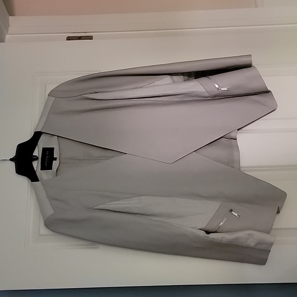Layfette 148 Gray Leather Jacket - Picture 1 of 7